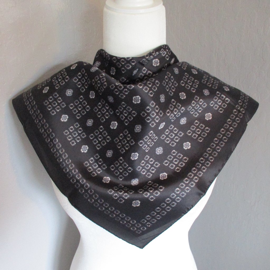 Black & White Patchwork Scarf
